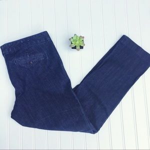 GAP Skinny leg crop trouser detail jeans